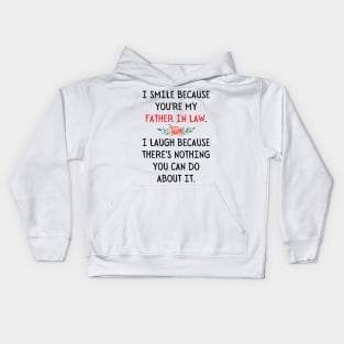 Father in Law humor Kids Hoodie